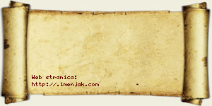 Andjelina Stojšić vizit kartica